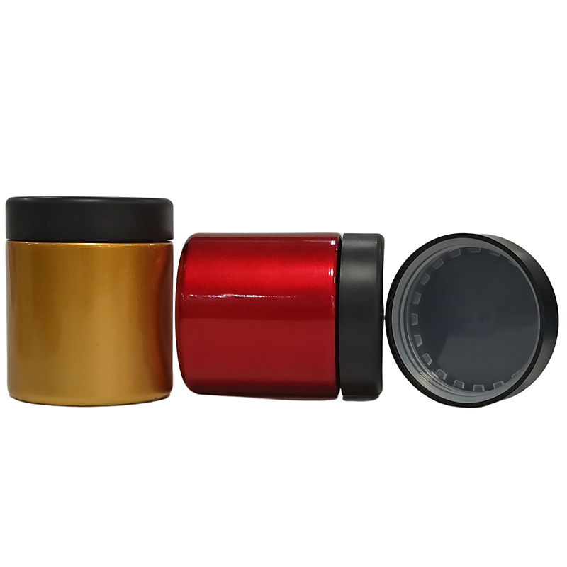 American popular styles 3oz 3 oz 4oz Glass CRC Concentrate Container square round cbd Child Proof safe Jar with child smell cap