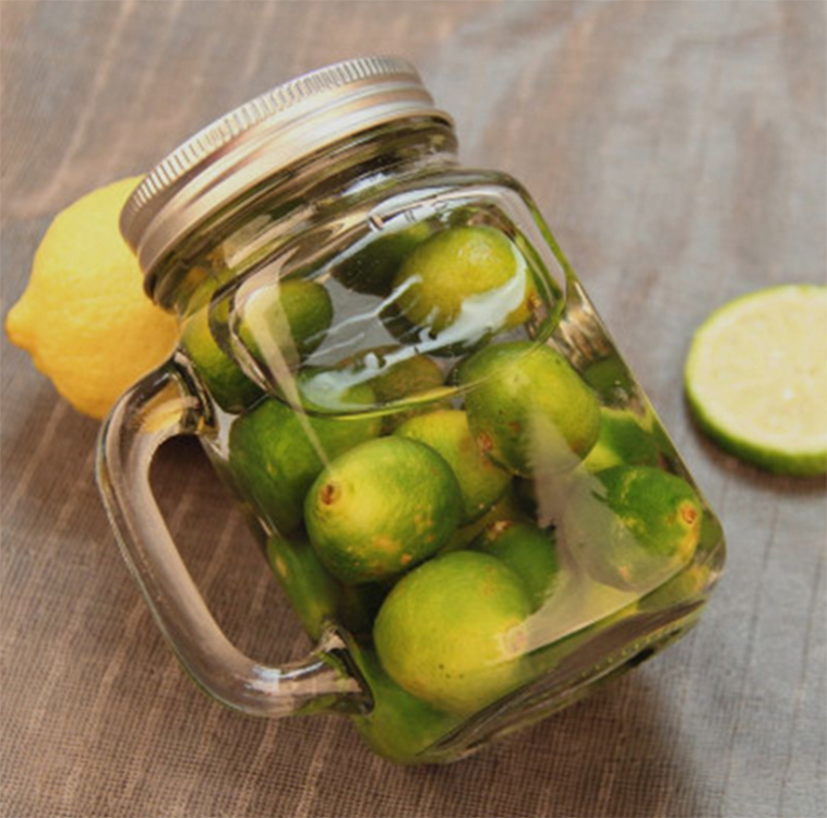 American style glass mason jars with handle and straw glass jar airtight