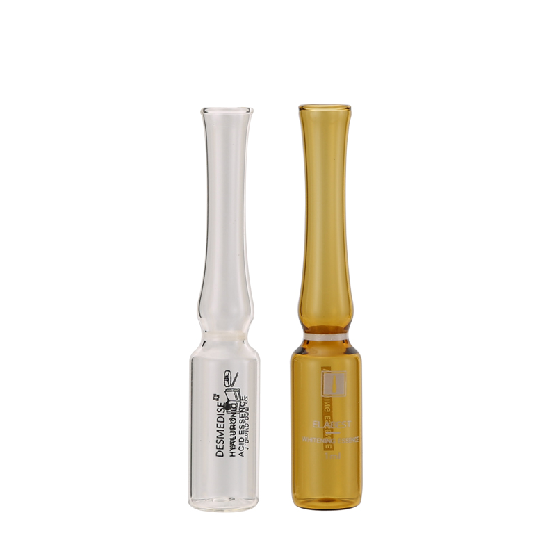 Ampoule 1ml 5ml 10ml glass bottle high quality cosmetic ampoule with screen printing