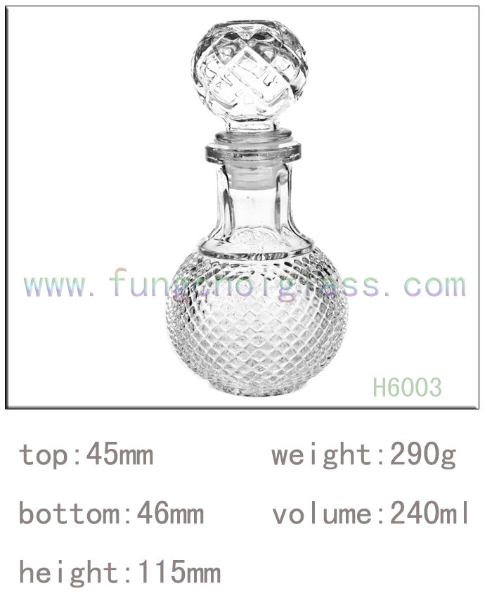 Anhui Wholesale transparent small clear custom perfume storage glass can bottle with lid