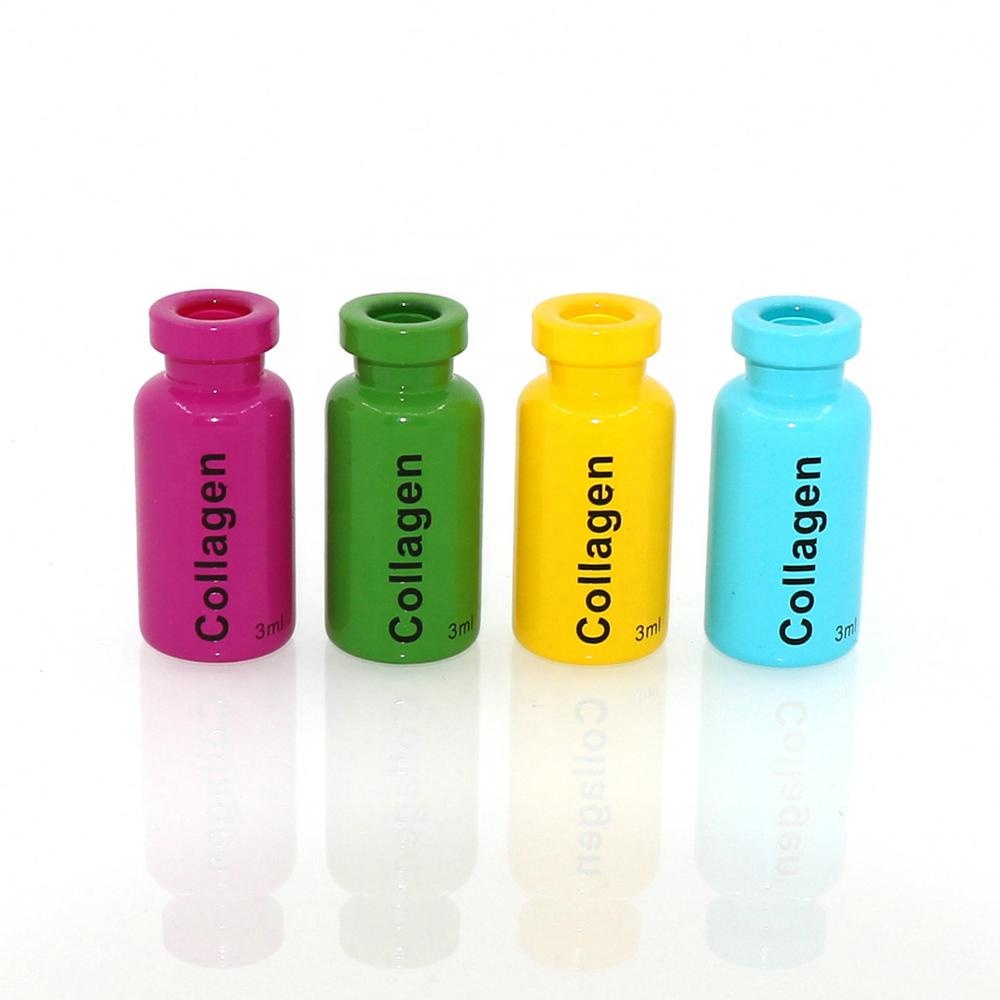 Anti aging intensive serums treatment small glass vials 5ml essence glass bottle and ampouls