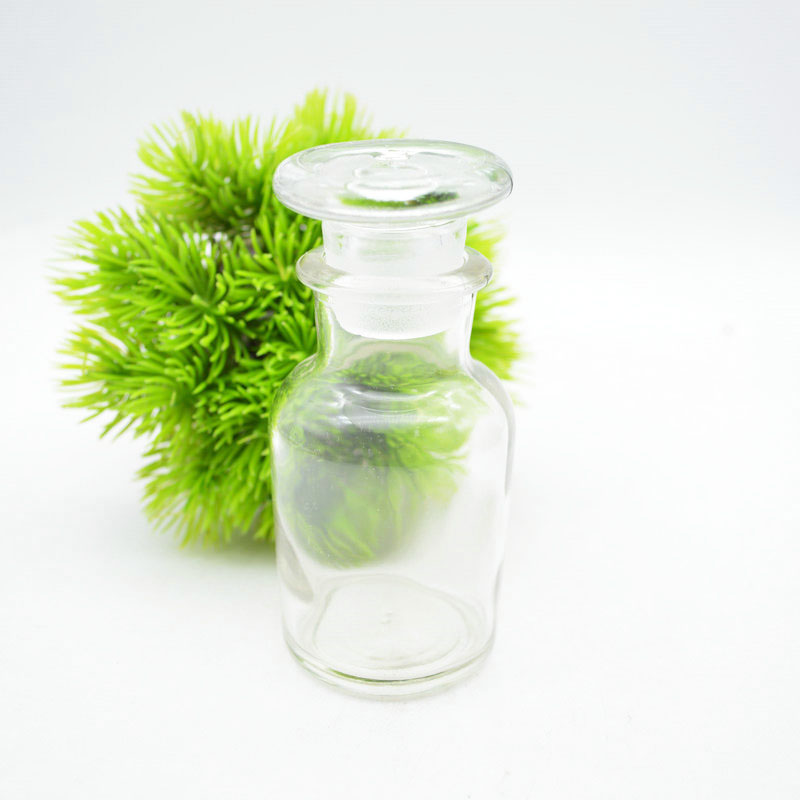 Apothecary 125ml  glass laboratory pharmacy reagent bottle with glass stopper