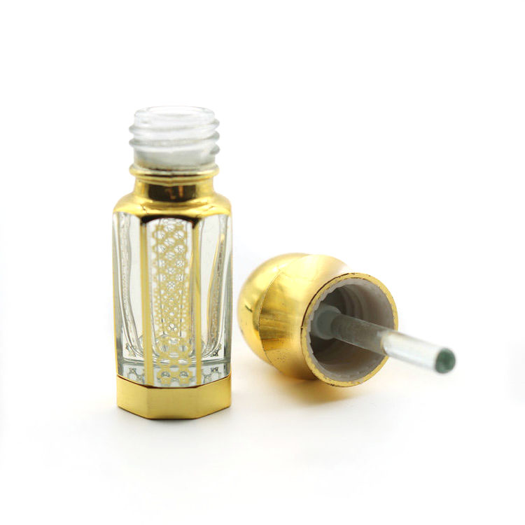 Arabic Fancy Attar Glass Bottle 3ml 6ml 12ml
