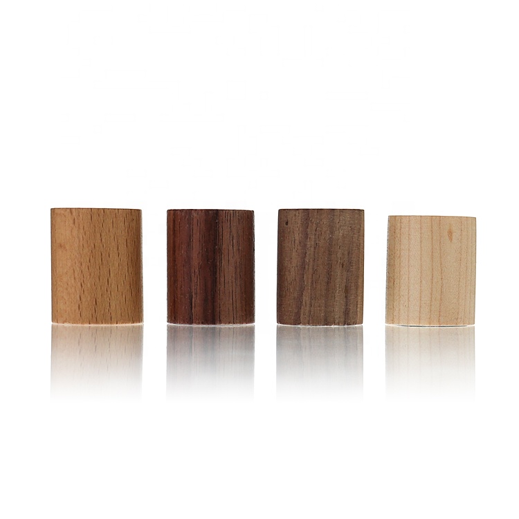 Arabic Perfume Bottle 50 ml 100 ml Square Glass Perfume Spray Bottle With Wooden Caps