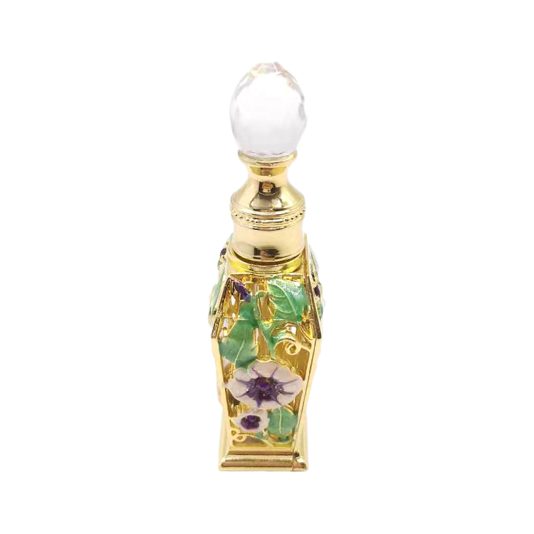 Arabic Style Zinc Metal Bottle 12ML Oil Perfume Bottles
