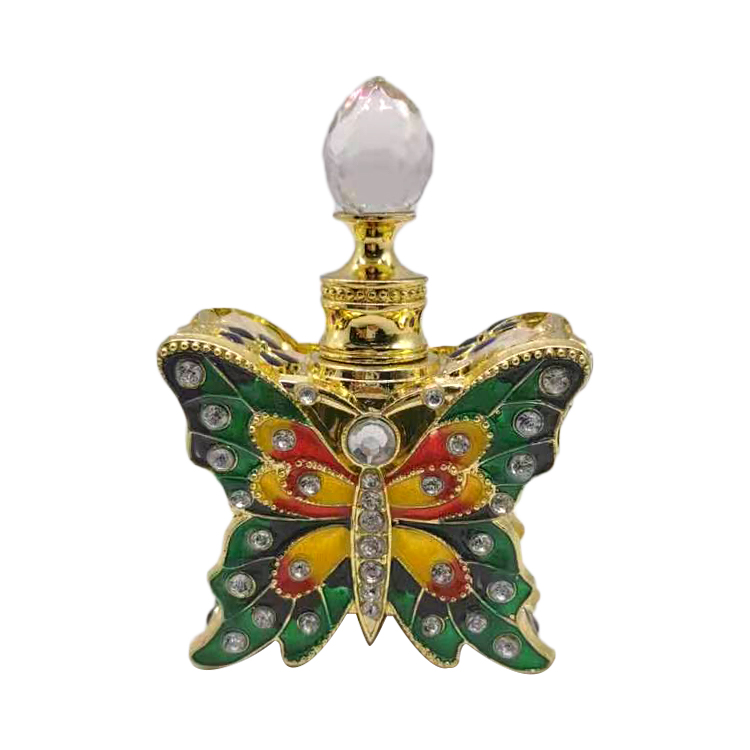 Arabic Style Zinc Metal Bottle 15ML Oil Perfume Bottle