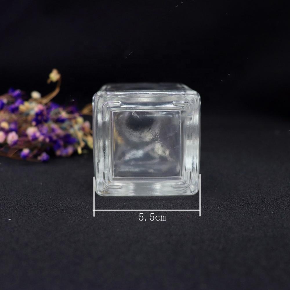 Arabic empty glass perfume bottle 150ml clear display perfume vessel for decoration