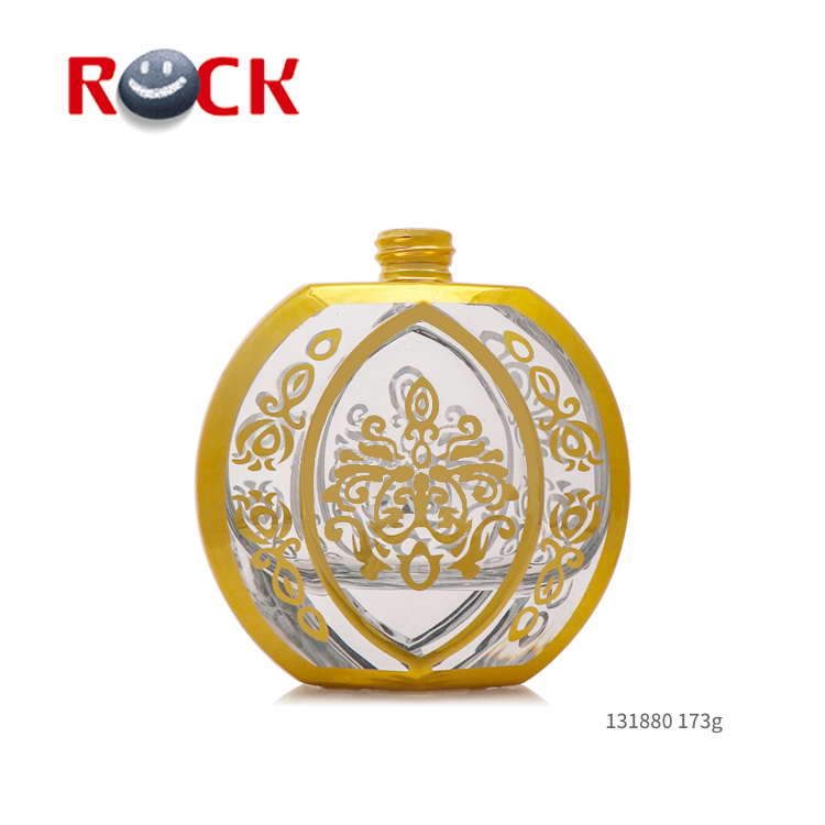 Arabic style design golden perfume bottle 50ml