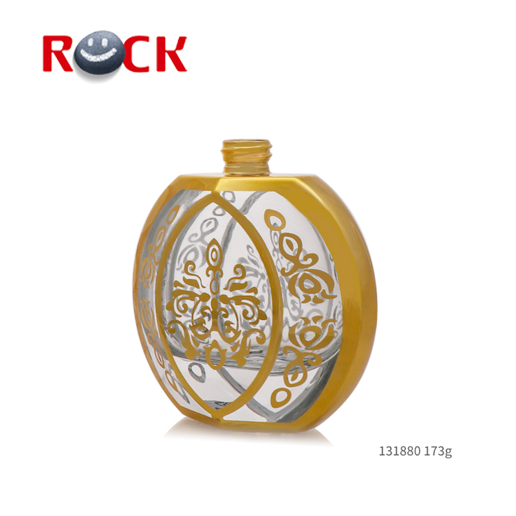 Arabic style design golden perfume bottle 50ml