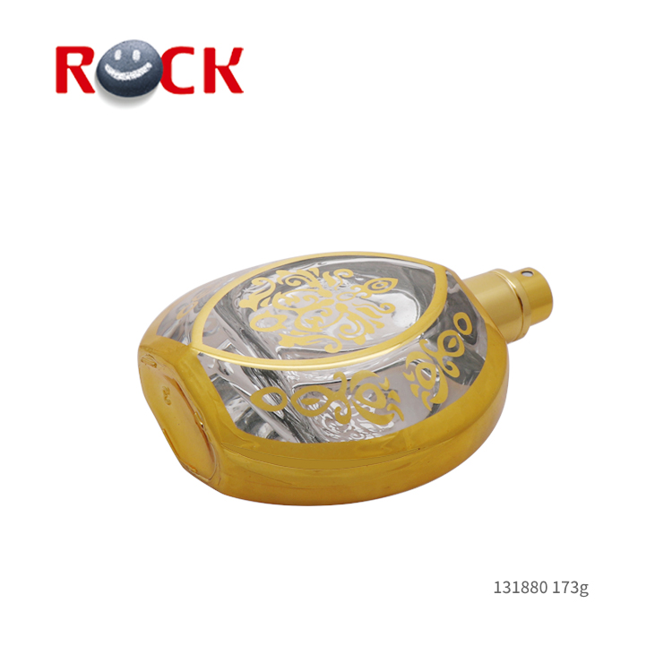 Arabic style design golden perfume bottle 50ml