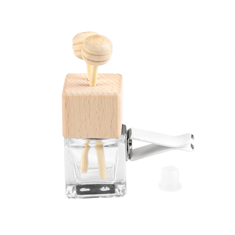 Aromatherapy Car Air Freshener with Metal Clip, Essential Oil/Perfume Diffuser Bottle