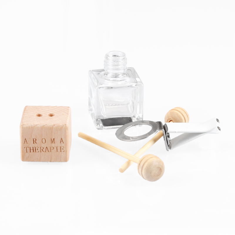 Aromatherapy Car Air Freshener with Metal Clip, Essential Oil/Perfume Diffuser Bottle