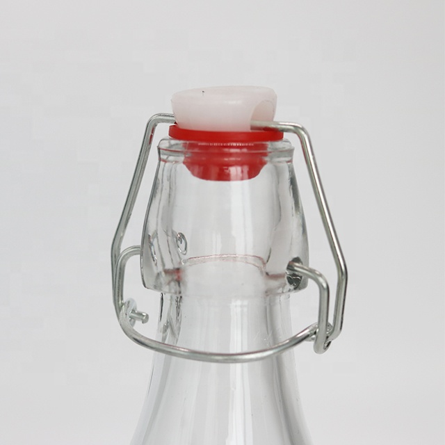 At any time to sell 500ml drink bottle /beer /milk storage bottle glass swing top bottles wholesale