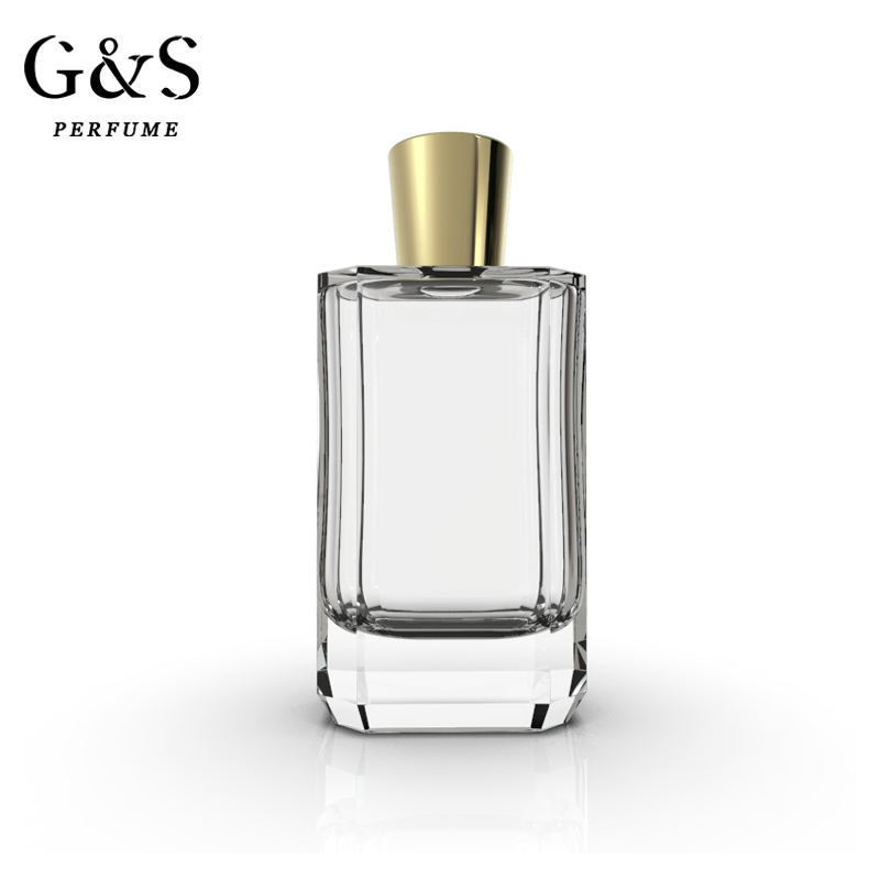 Atomizer Factory Perfume Fragrance Glass in 100ml Colored Bottle with Zinc Alloy / Plastic Cap