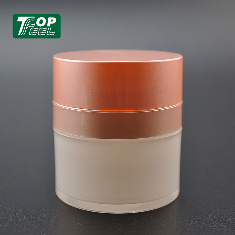 Attractive Acrylic High Quality Cosmetic Airless Pump Face Cream Packaging Jar 50g 30g 15g