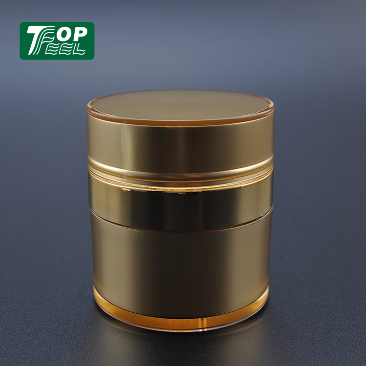 Attractive Acrylic High Quality Cosmetic Airless Pump Face Cream Packaging Jar 50g 30g 15g