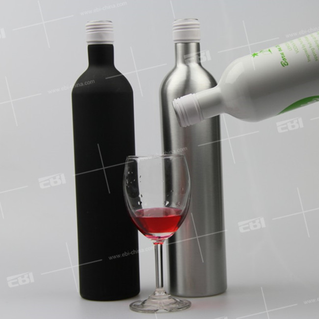 Automatic line production aluminum 250ml small bottles for olive oil