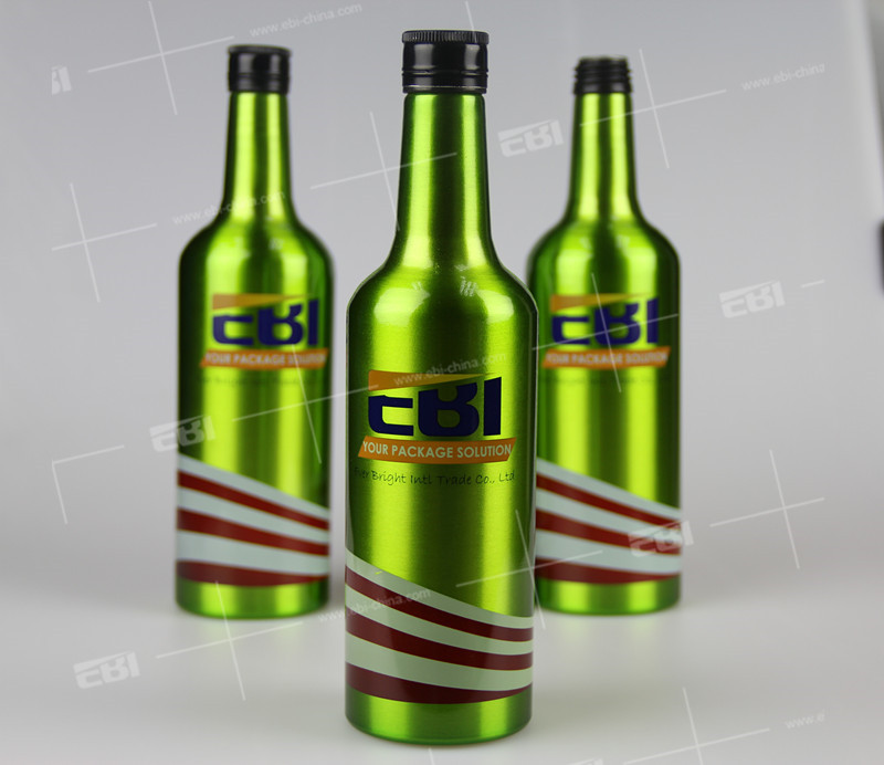 Automatic line production aluminum 250ml small bottles for olive oil