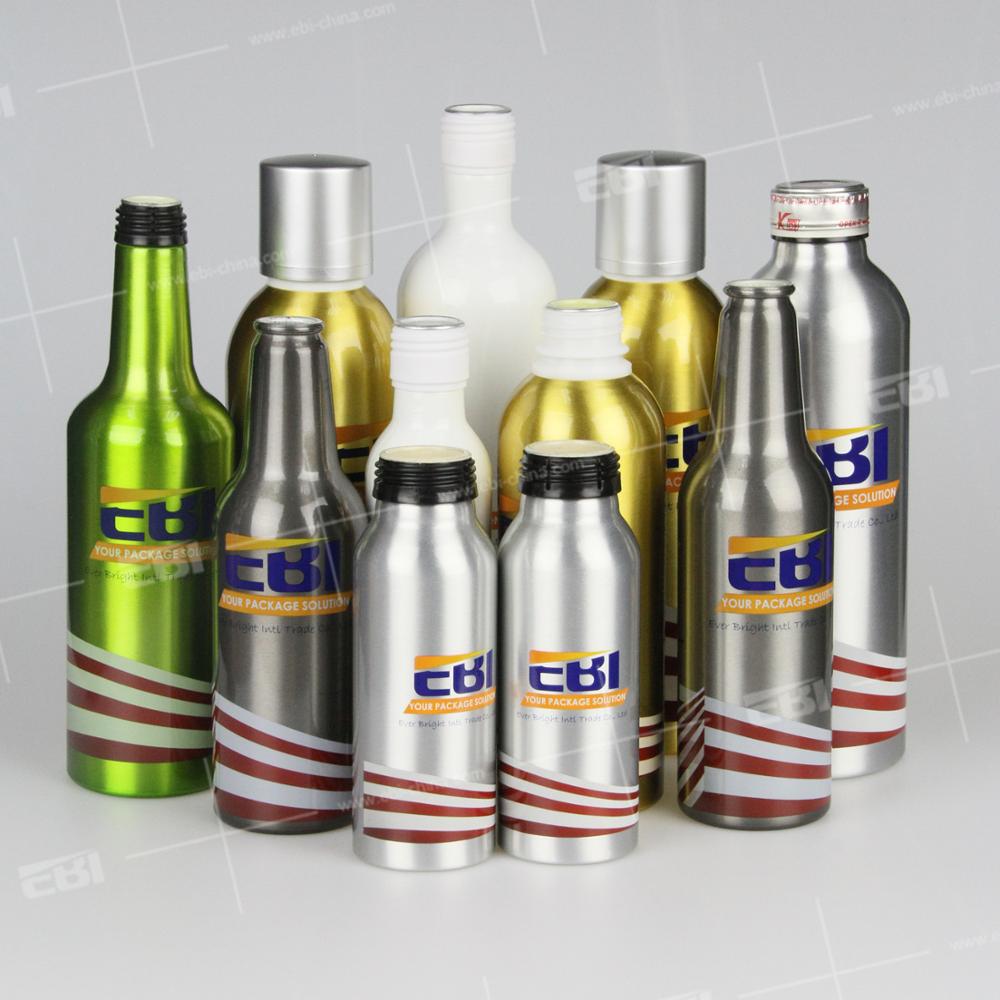 Automatic line production aluminum 250ml small bottles for olive oil