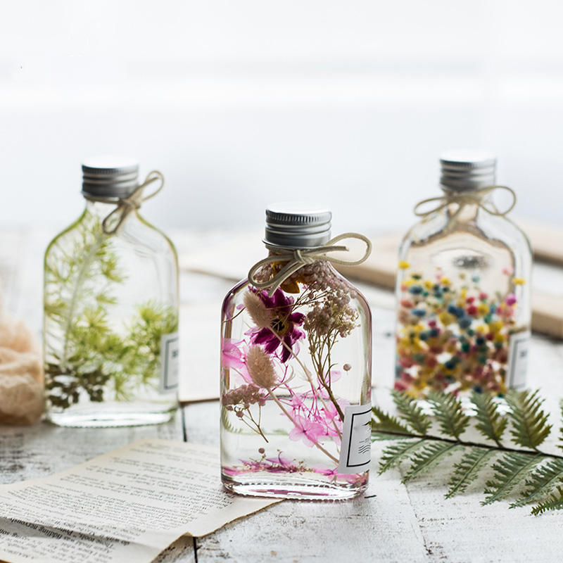 Avertan 50ml 100ml 200ml 500ml Round glass aromatherapy aroma reed diffuser bottle penicillin bottle