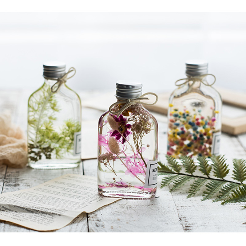 Avertan 50ml 100ml 200ml 500ml Round glass aromatherapy aroma reed diffuser bottle penicillin bottle