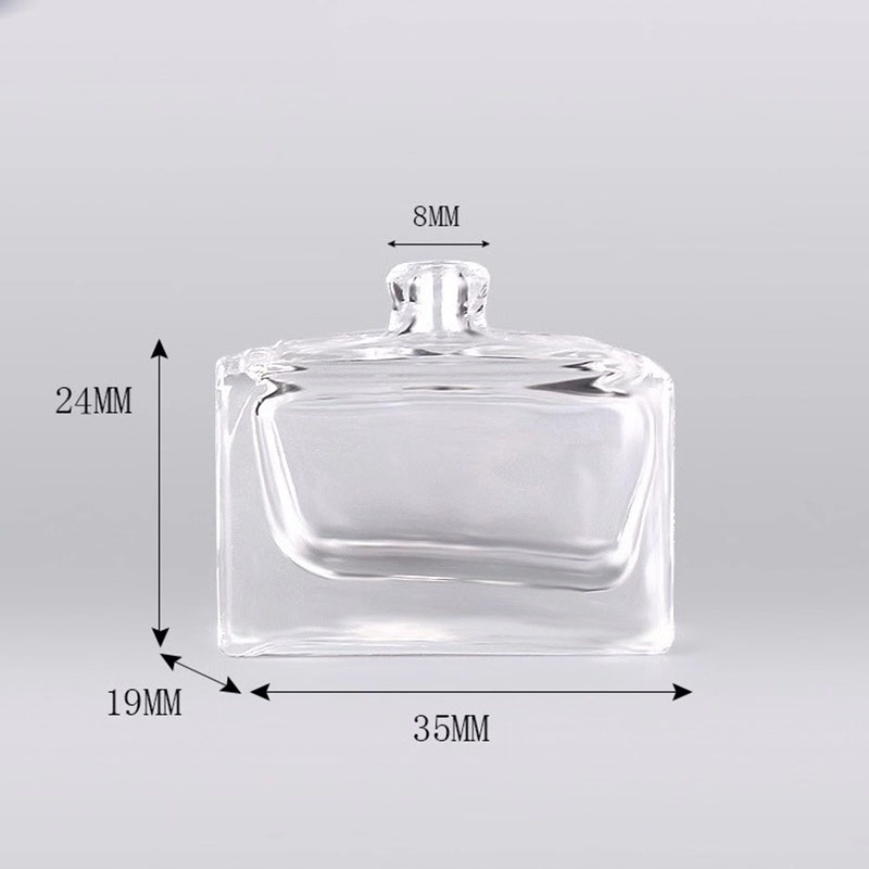 Avertan Xuzhou Luxury 5ml 15ml 30ml Empty square Atomizer Bottle perfume bottle Refillable Clear Test Glass bottle