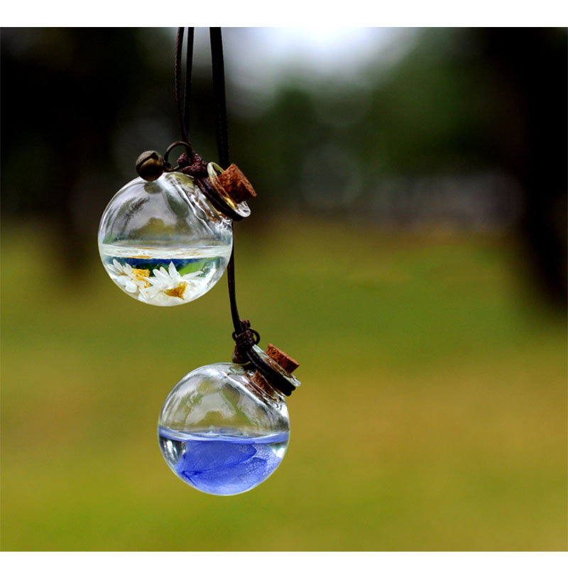 Avertan cap diffuser empty hanging car perfume roundness bottle Hanging Auto Car Air Freshener Perfume