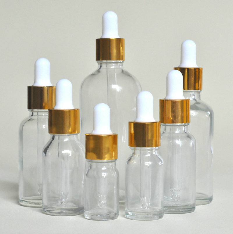 Avertan wholesale 5ml 10ml 15ml 20ml 30ml 50ml 100ml cosmetic packaging essential oil gold glass bamboo dropper bottle