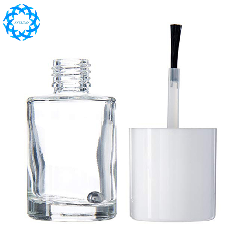 Avertan wholesale custom made 5ml 8ml 10ml 12ml 13ml 15ml 18ml empty nail polish glass bottle
