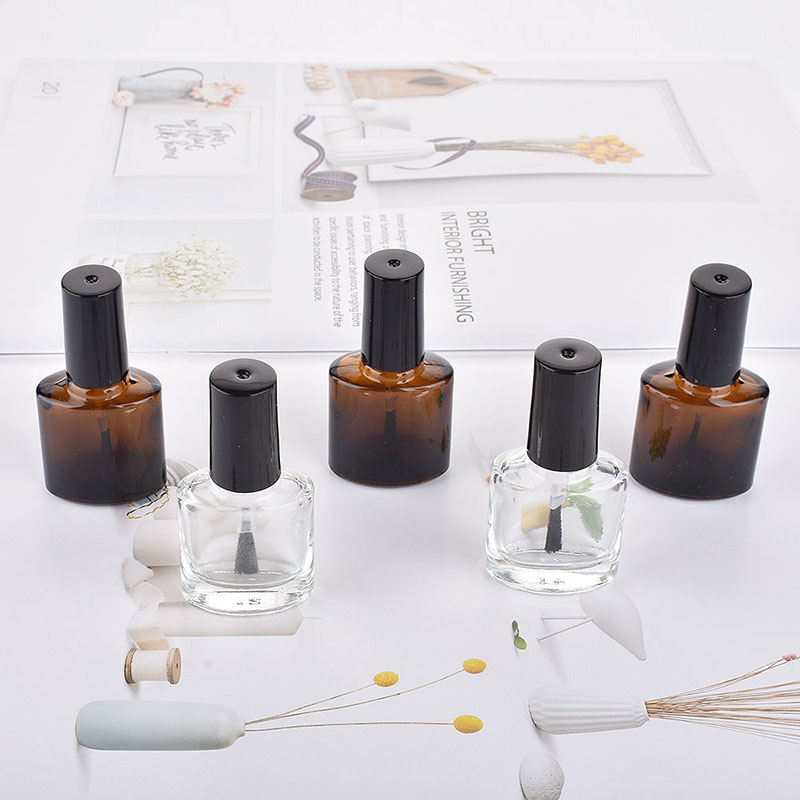 Avertan wholesale custom made 5ml 8ml 10ml 12ml 13ml 15ml 18ml empty nail polish glass bottle