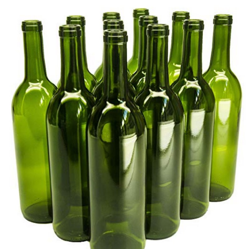 Avertan xuzhou Wholesale red wine empty 750ml Bordeaux wine glass bottle with wooden cork lid