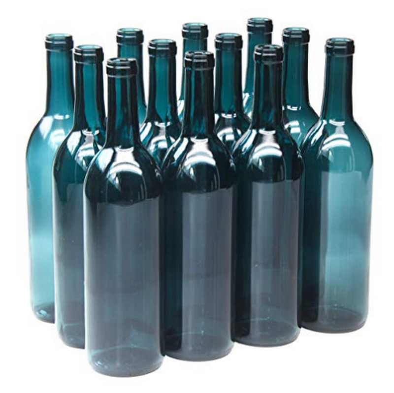 Avertan xuzhou Wholesale red wine empty 750ml Bordeaux wine glass bottle with wooden cork lid