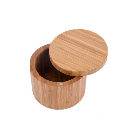 BAMBKIN  condiment jar natural jam jar bamboo storage box