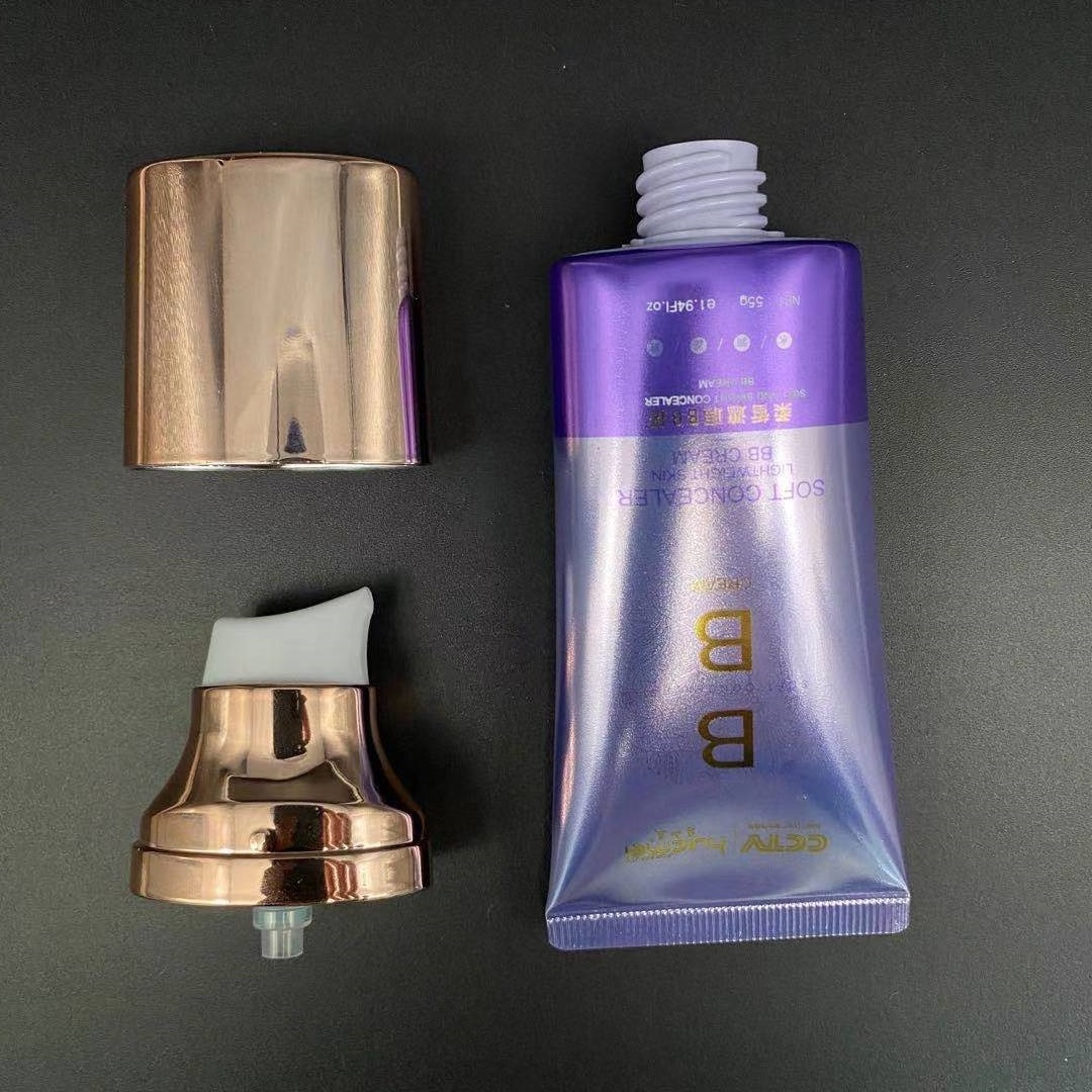 BB CC cream bottle 20g 25g 35g 40g 50g 55g aluminum cosmetic tube high quality airless pump cosmetic tube empty aluminum tube