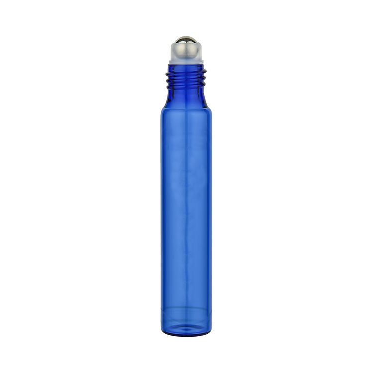 BDPAK 10ml Clear Blue Amber Essential Oil Custom Roll On Glass Bottle Popular Roller Bottles For Perfume