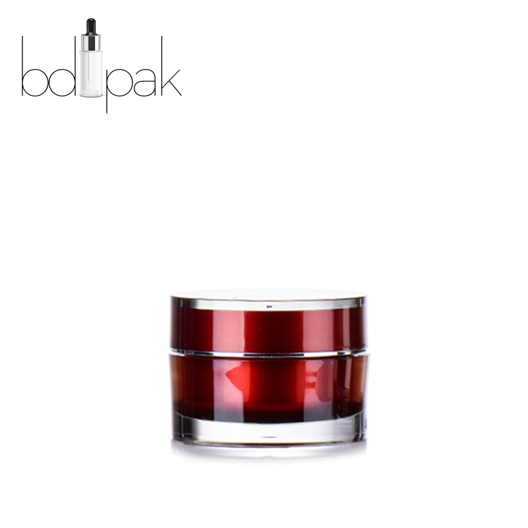 BDPAK 30g 50g Empty Matte Silver Cream Jar Facial Care Cosmetic Cream Jar