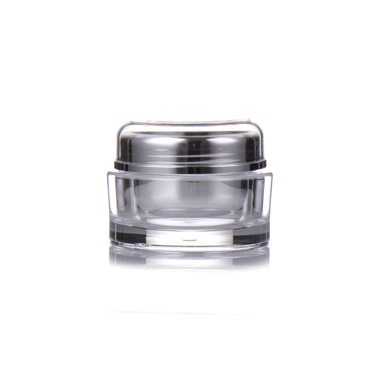 BDPAK 30ml PP Small Acrylic Cosmetics Cream Empty Jar Plastic Cream Jar Unlimited Quantity in Stock White Cosmetic Packaging