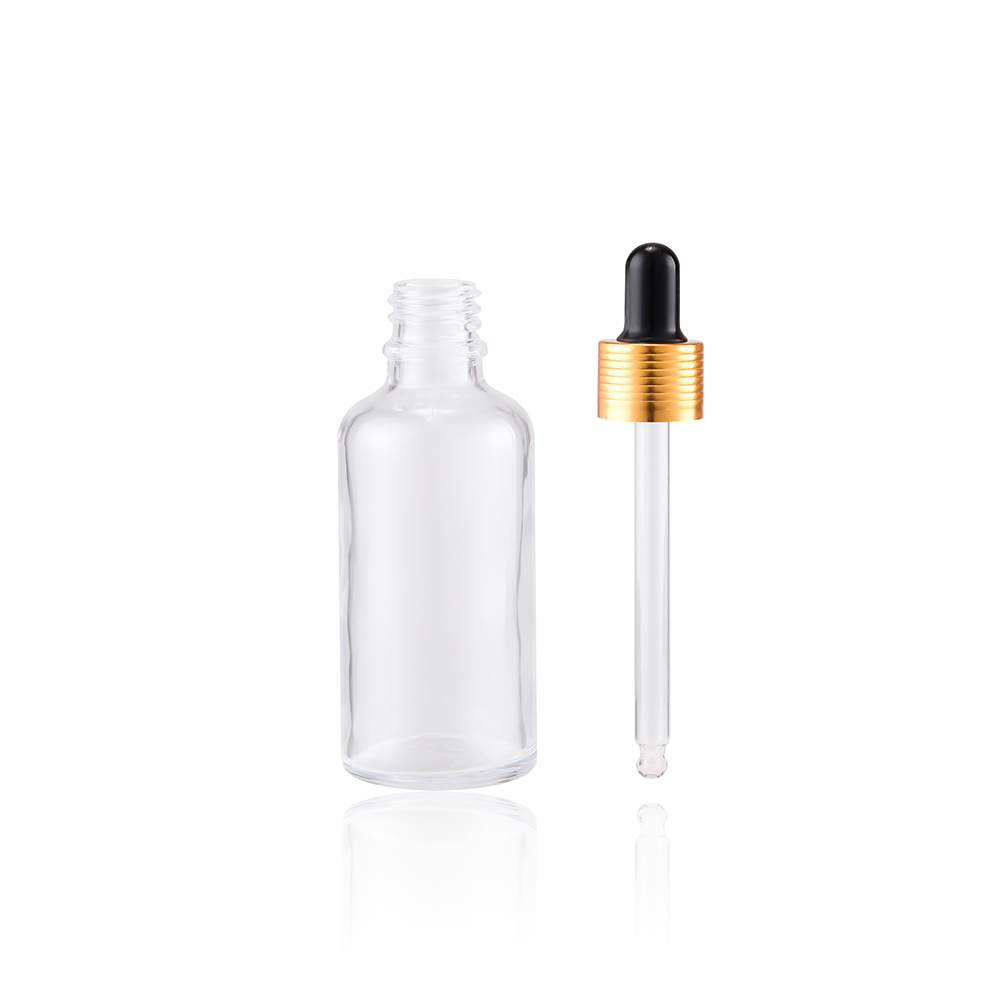 BDPAK Hot 5ml 30ml 50 ml 60 ml 10ml White Empty Glass Dropper Bottle For Perfume With Lotion