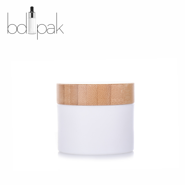 BDPAK Luxury New Design 10ml 20ml 30ml 50ml 100ml Bamboo Cream Jar With Bamboo Lid
