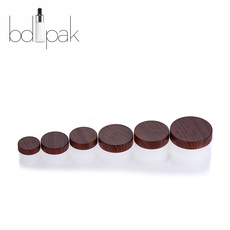 BDPAK Luxury New Design 10ml 20ml 30ml 50ml 100ml Bamboo Cream Jar With Bamboo Lid