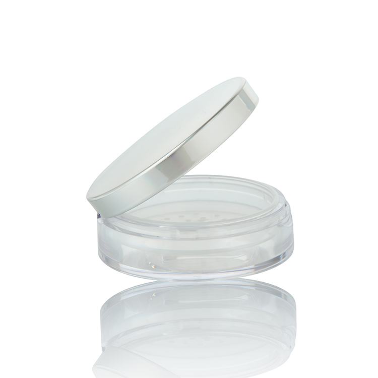 BDPAK Supplier Powder Sifter Jar Plastic Loose Powder Jars Custom Logo Cosmetic Loose 20g 10g Cosmetic Packaging Skin Care Cream