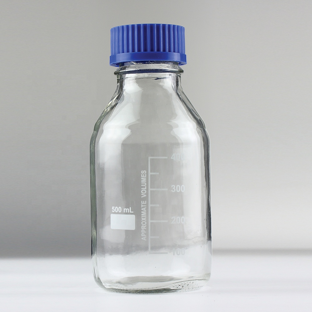 BENOYLAB Laboratory Glass Reagent Bottles with screw cap