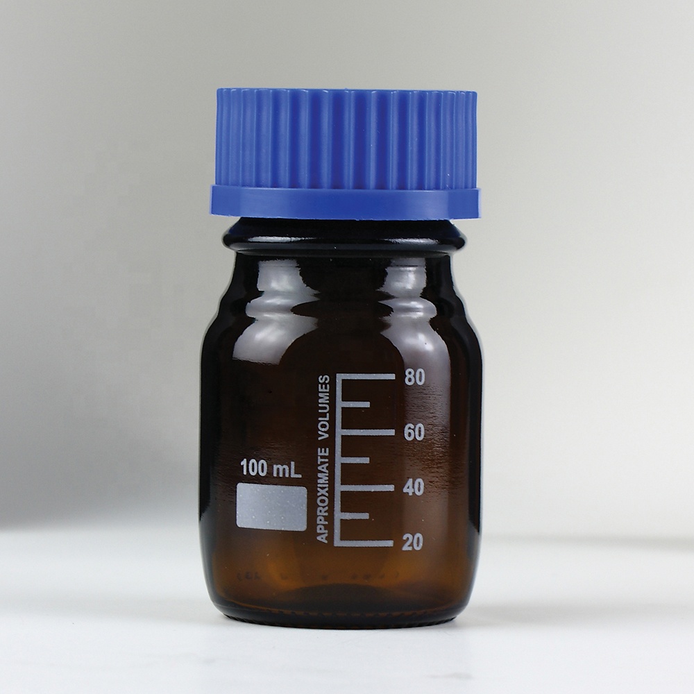 BENOYLAB Laboratory Glass Reagent Bottles with screw cap