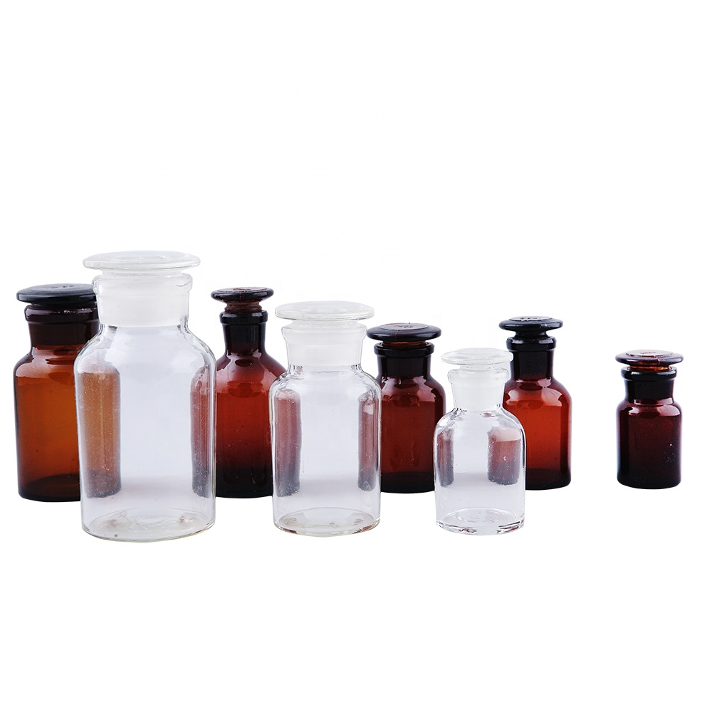 BENOYLAB Laboratory Glass Reagent Bottles with screw cap