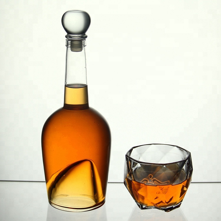 BLJOE07 Hot Sale Whiskey Decanter Crystal Glass WIne Bottle