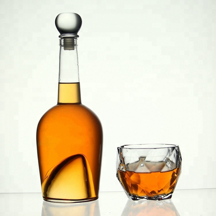 BLJOE07 Hot Sale Whiskey Decanter Crystal Glass WIne Bottle