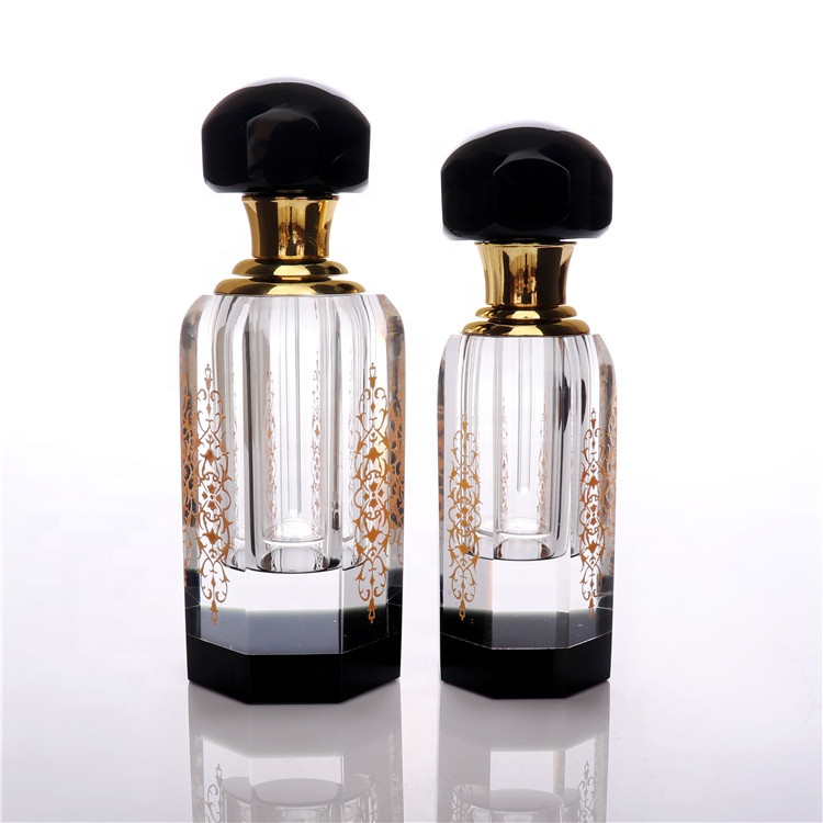 BOYE Wholesale 3ml Personalized Arabic Natural Attar Essential Oil Empty Crystal Perfume Glass Bottles