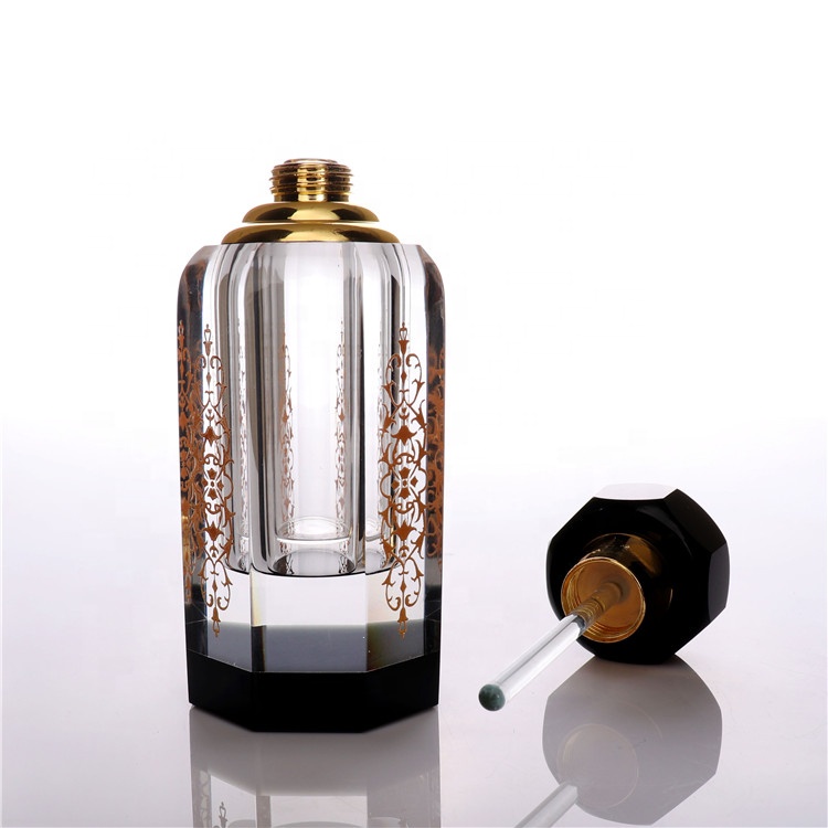 BOYE Wholesale 3ml Personalized Arabic Natural Attar Essential Oil Empty Crystal Perfume Glass Bottles