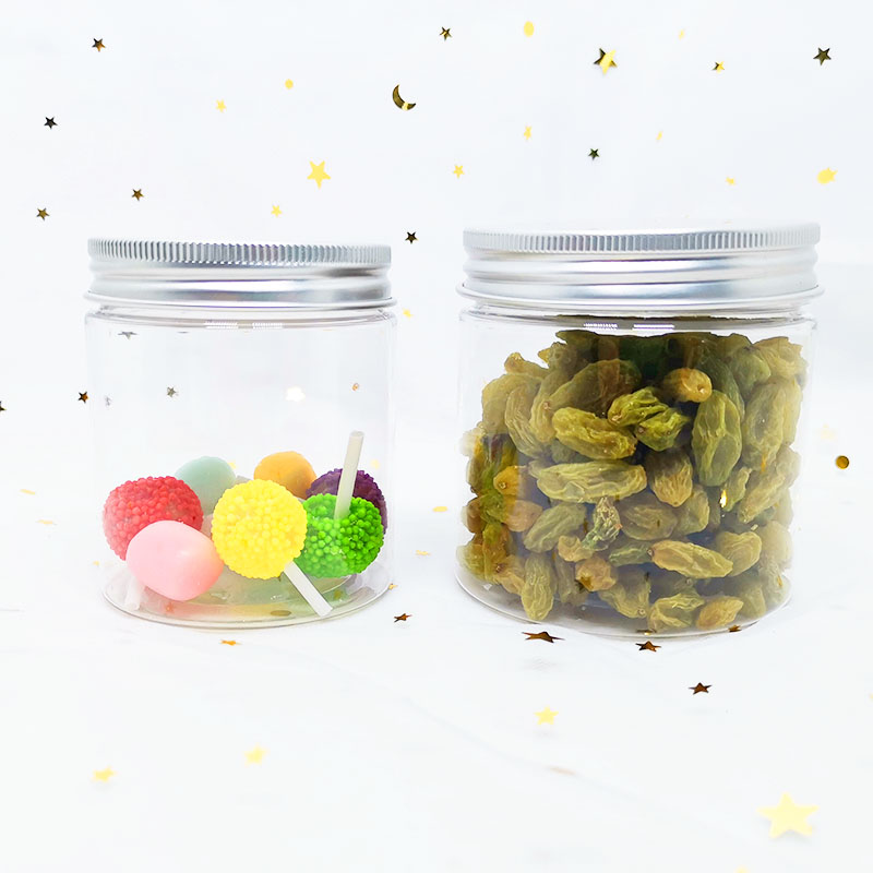 BPA Free 1 OZ 2 OZ 3 OZ 8 OZ 14 OZ  slime container clear 8oz Storage Jars