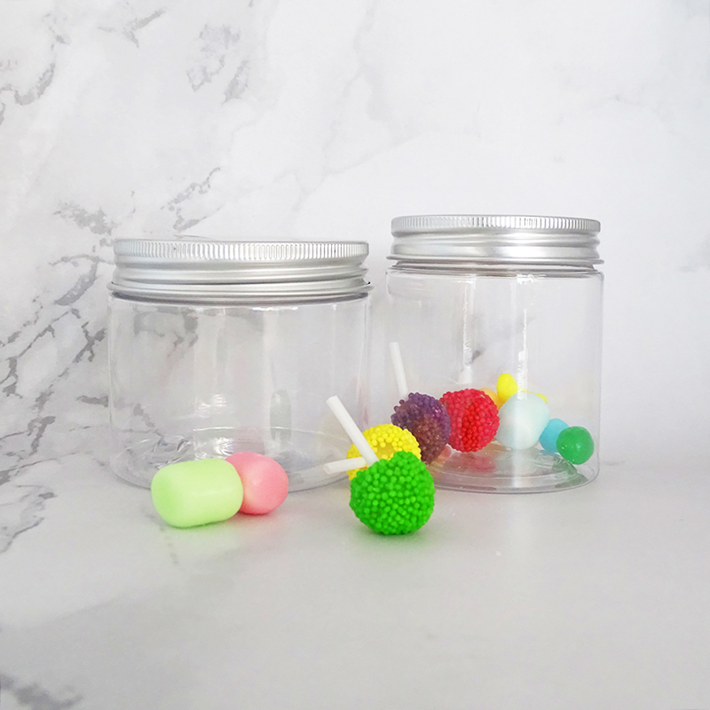 BPA Free 1 OZ 2 OZ 3 OZ 8 OZ 14 OZ slime container clear 8oz Storage Jars